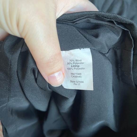 J. Crew Wool Blend Black Sheath Dress Size 2 Petite - Picture 7 of 9